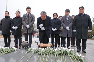 새해맞이 군민안녕기원제 및 충혼탑 참배(24.1.1)